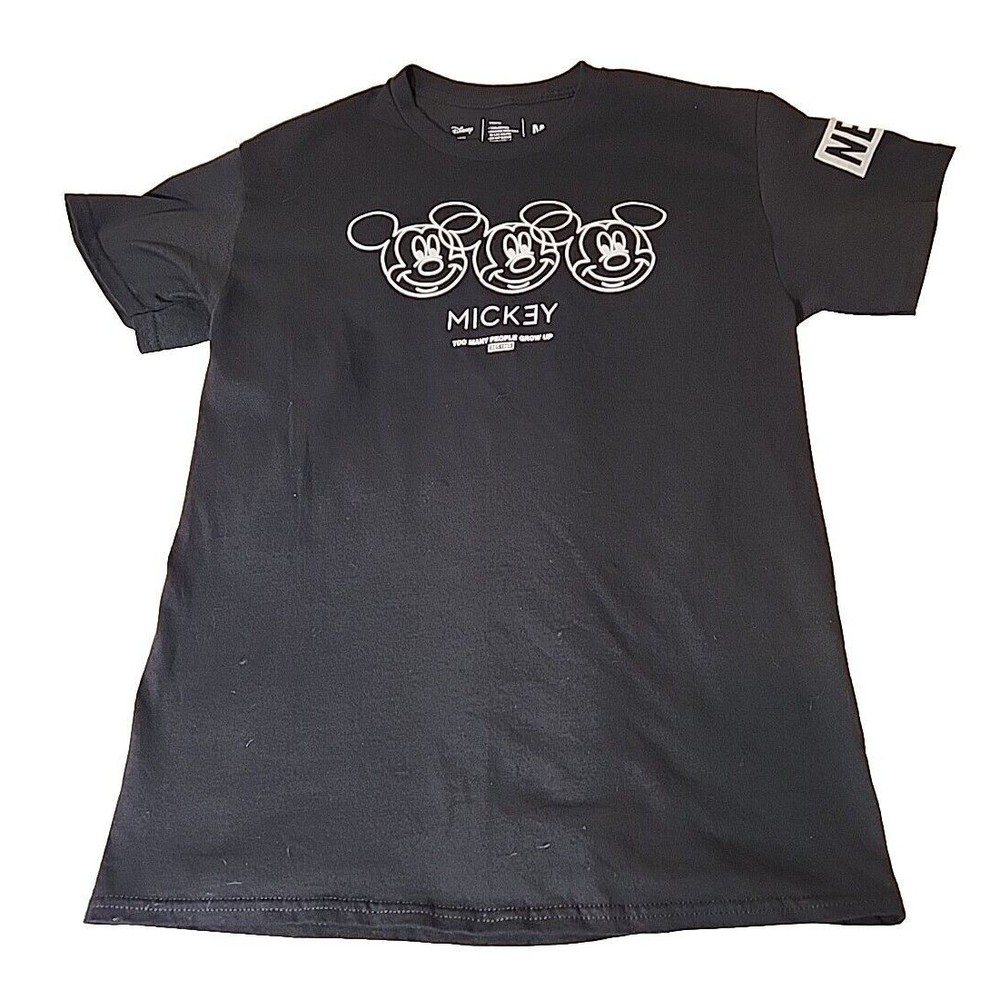 Disney x Neff Official Mickey Mouse Too Many People Grow Up Mens T-shirt Medium